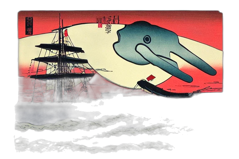 concept art, underwater, fog, beautiful transparent PNG cut-out