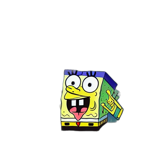 food, jacket, creature, robot, 3d render, concept art, pixel art, spongebob transparent PNG cut-out