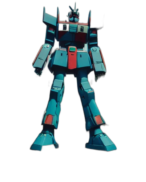 robot, weapon, jacket, staff transparent PNG cut-out