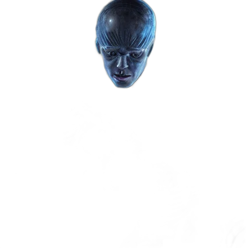 mask, face, creature, robot, concept art, 3d render, photorealistic, pixel art transparent PNG cut-out