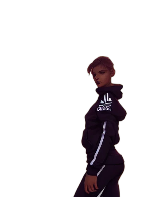 jacket, creature, staff, dress transparent PNG cut-out