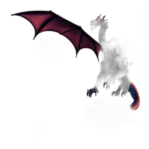 dragon, creature, animal, staff transparent PNG cut-out