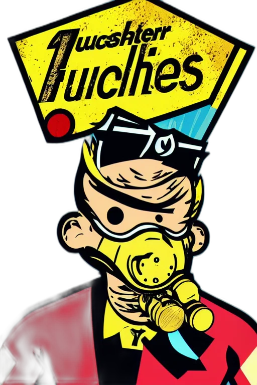staff, cartoon, comic book art, fallout transparent PNG cut-out