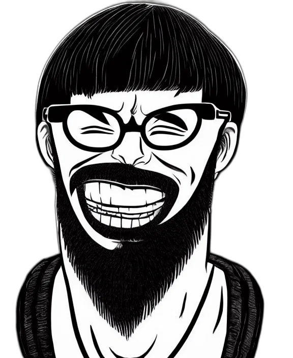 face, staff, creature, cartoon transparent PNG cut-out