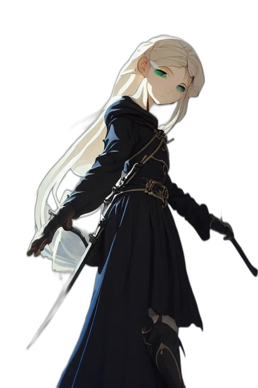 staff, sword, weapon, dress transparent PNG cut-out