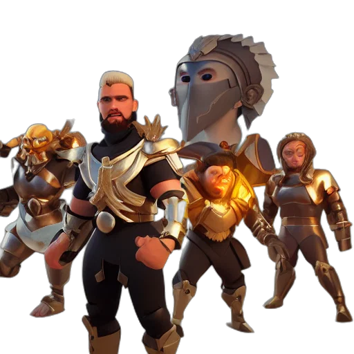 mask, staff, concept art, fantasy art, 3d render, pixel art, golden, beautiful transparent PNG cut-out