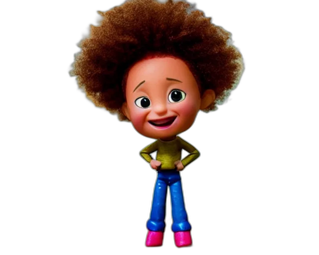 hair, face, animal, cartoon, 3d render, photorealistic, concept art, wanda transparent PNG cut-out
