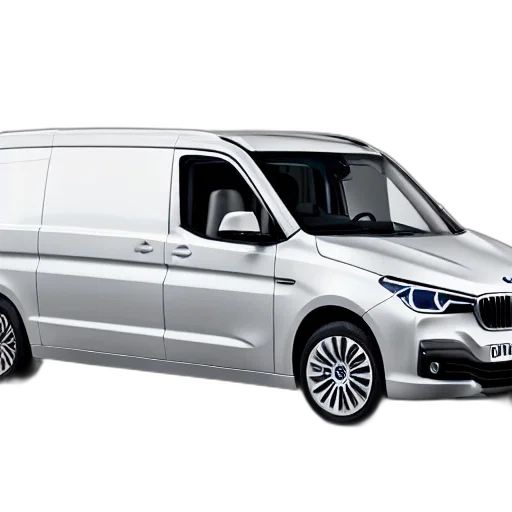 3d render, photorealistic, van, designed transparent PNG cut-out
