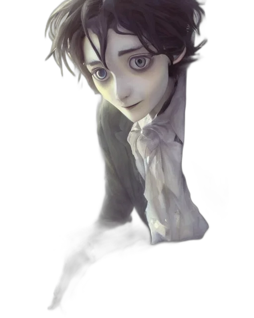 face, creature, mask, robot, watercolor, concept art, anime, fantasy art transparent PNG cut-out