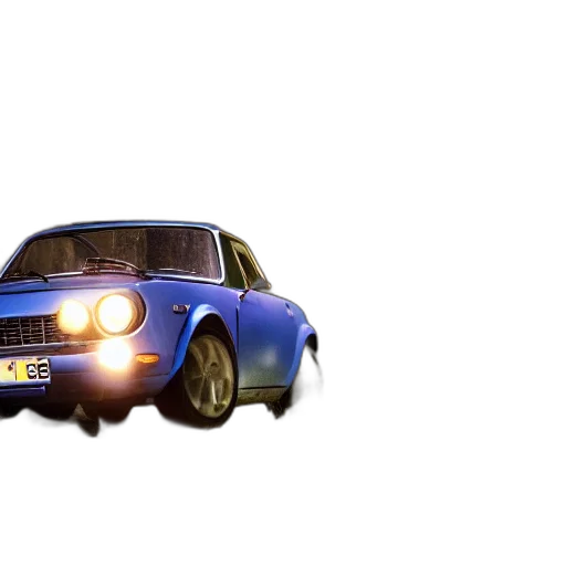 car, weapon, 3d render, photorealistic transparent PNG cut-out