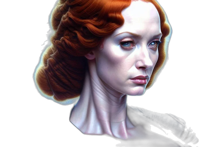 face, robot, photorealistic, fantasy art, concept art, comic book art, symmetrical, upper transparent PNG cut-out