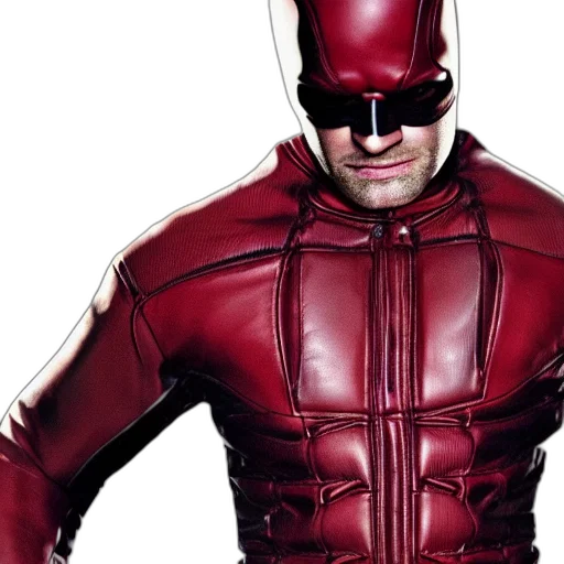 comic book art, daredevil, leather, suit, fighting, art transparent PNG cut-out
