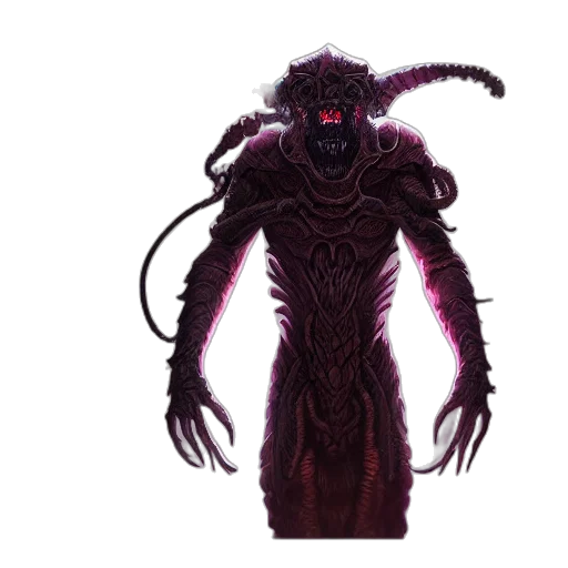 creature, staff, mask, robot transparent PNG cut-out