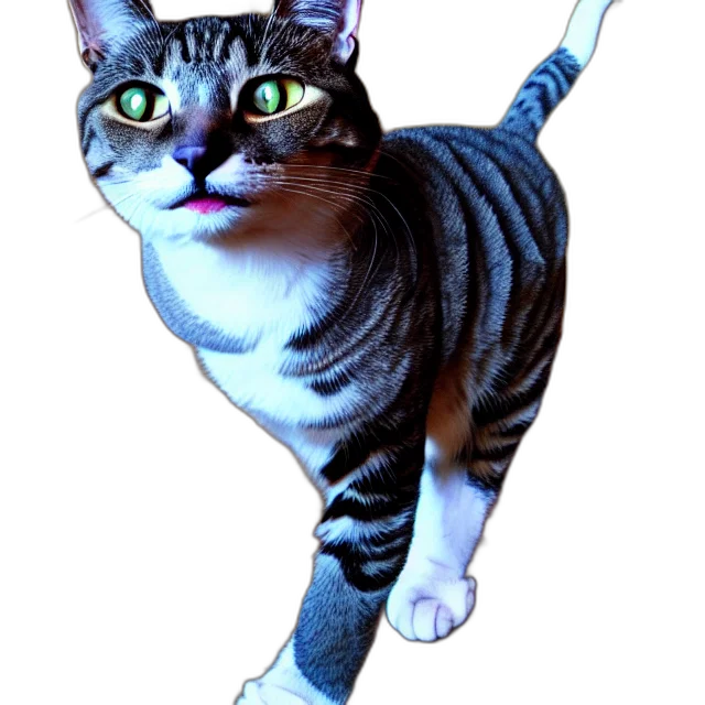 animal, staff, creature, weapon, photorealistic, 3d render, concept art, vaporwave transparent PNG cut-out