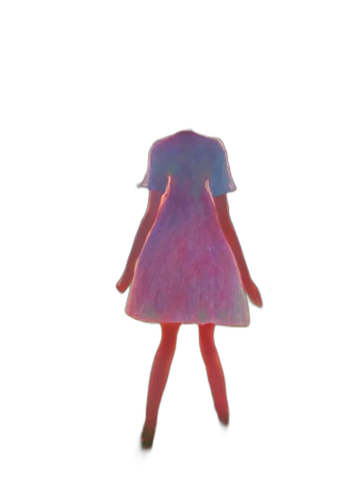 dress, jacket, hair, hat transparent PNG cut-out