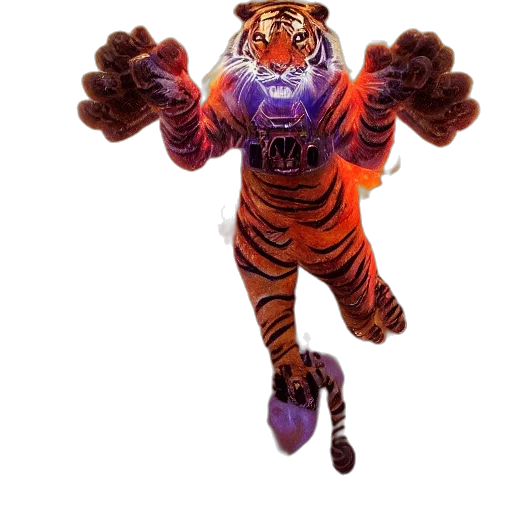 animal, creature, concept art, 3d render transparent PNG cut-out