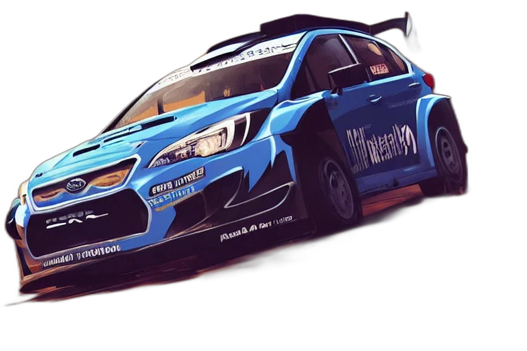 car, concept art, 3d render, photorealistic transparent PNG cut-out