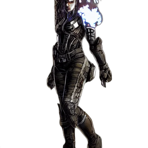 robot, weapon, staff, concept art, cyberpunk, comic book art, 3d render, outer space transparent PNG cut-out