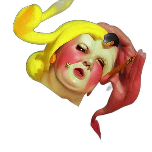 mask, face, crown, creature, 3d render, concept art, photorealistic, watercolor transparent PNG cut-out