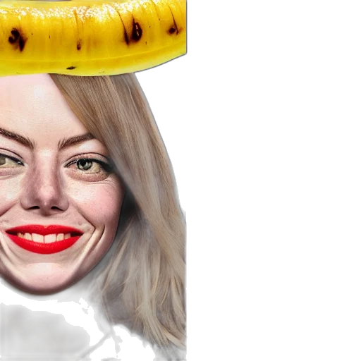 crown, face, food, hat, photorealistic, concept art, 3d render, cartoon transparent PNG cut-out