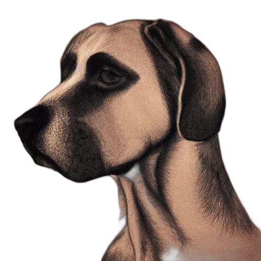 animal, face, staff, photorealistic transparent PNG cut-out