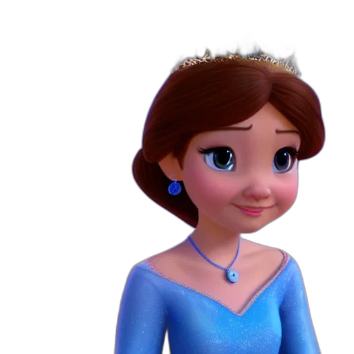 crown, dress, jewelry, face transparent PNG cut-out