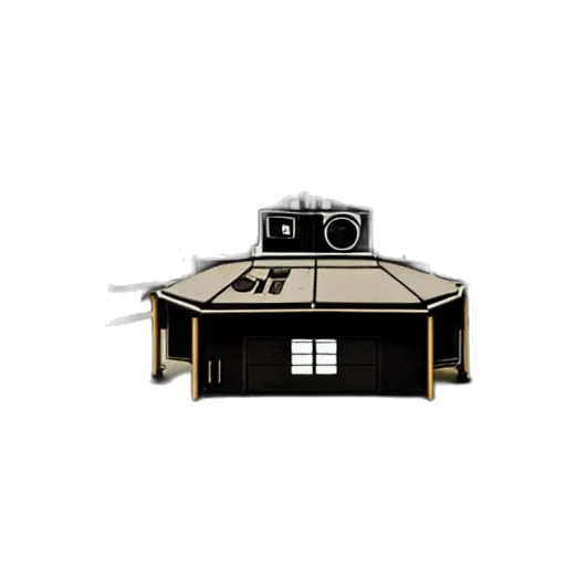 robot, building, furniture, weapon transparent PNG cut-out
