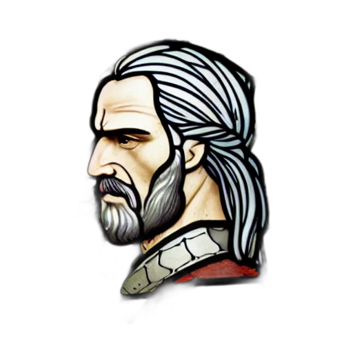 crown, face, sword, staff, fantasy art, pixel art, 3d render, concept art transparent PNG cut-out