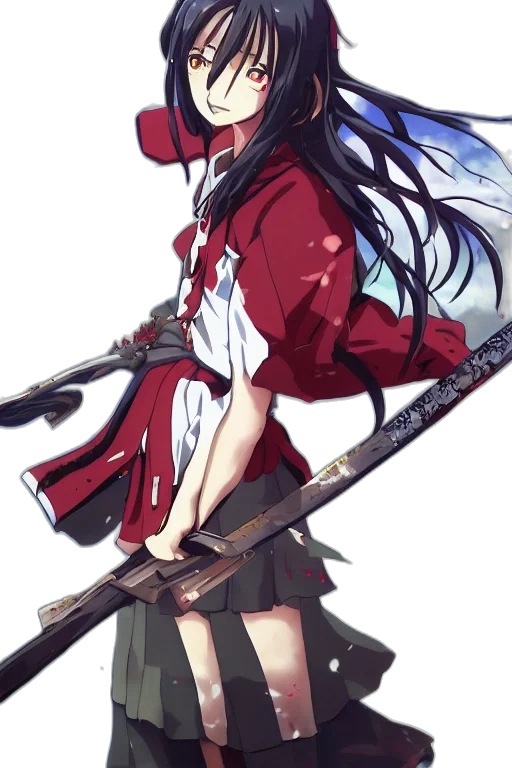 weapon, staff, sword, dress, anime, concept art, fantasy art, pixel art transparent PNG cut-out