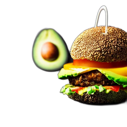 food, 3d render, photorealistic, juicy transparent PNG cut-out