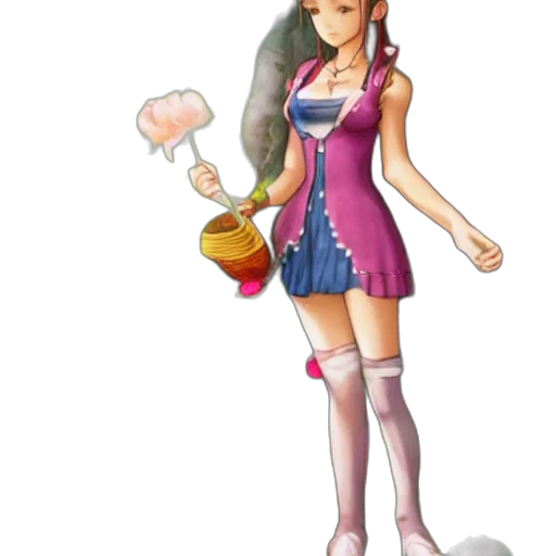 staff, dress, weapon, concept art, 3d render, fantasy art, pixel art, pastel transparent PNG cut-out