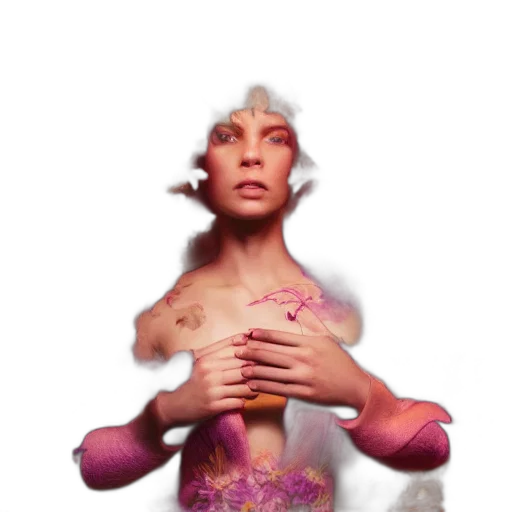 creature, dress, face, dragon transparent PNG cut-out