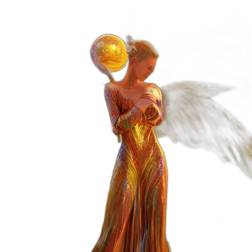 dress, jewelry, staff, 3d render, concept art, photorealistic, fantasy art, outer space transparent PNG cut-out