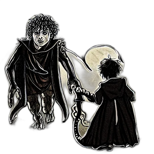 staff, concept art, fantasy art, comic book art transparent PNG cut-out