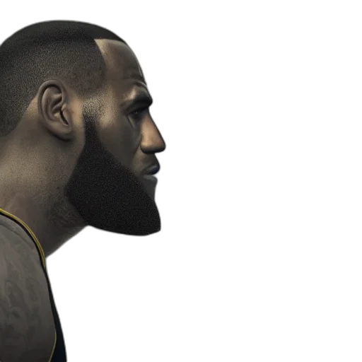 face, 3d render, photorealistic, concept art transparent PNG cut-out