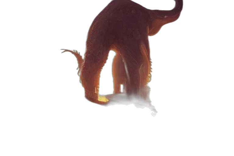 animal, creature, staff, dragon, 3d render, concept art, photorealistic, fantasy art transparent PNG cut-out