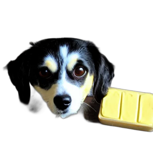 animal, food, jewelry, photorealistic, dog, dipped, butter transparent PNG cut-out