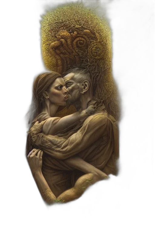 fantasy art, concept art, photorealistic, oil painting transparent PNG cut-out
