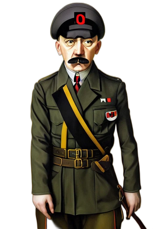 jacket, staff, face, weapon transparent PNG cut-out