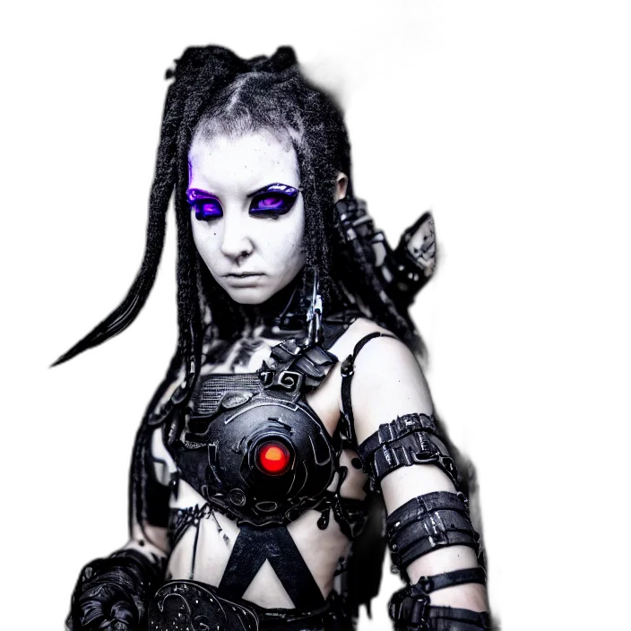 robot, cyberpunk, fantasy art, concept art transparent PNG cut-out