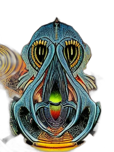 mask, creature, face, jewelry, concept art, 3d render, photorealistic, fantasy art transparent PNG cut-out