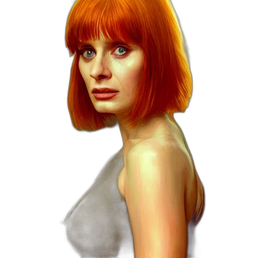 face, dress, robot, hair transparent PNG cut-out