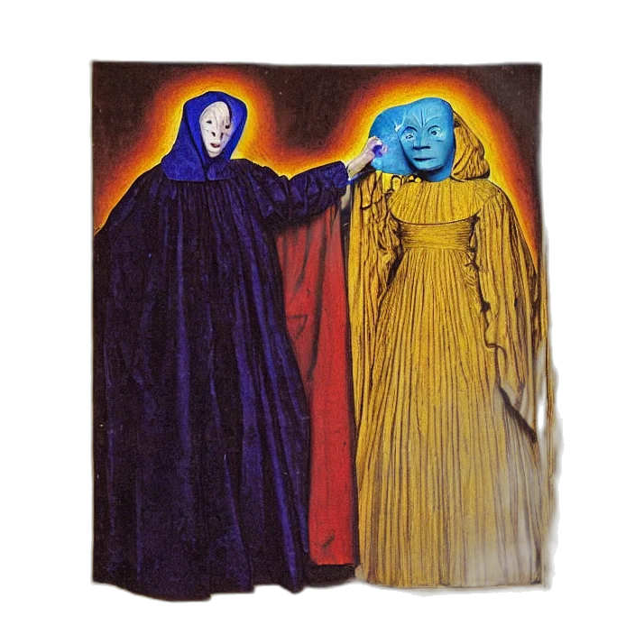 dress, jacket, mask, concept art transparent PNG cut-out