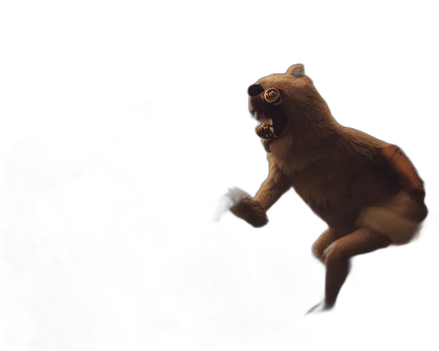 animal, creature, dragon, staff transparent PNG cut-out