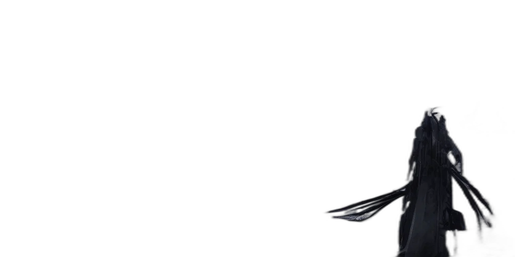 hair, weapon, staff, sword transparent PNG cut-out