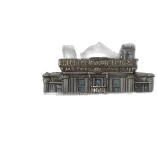 crown, building, hat, furniture, 3d render, concept art, pixel art, photorealistic transparent PNG cut-out