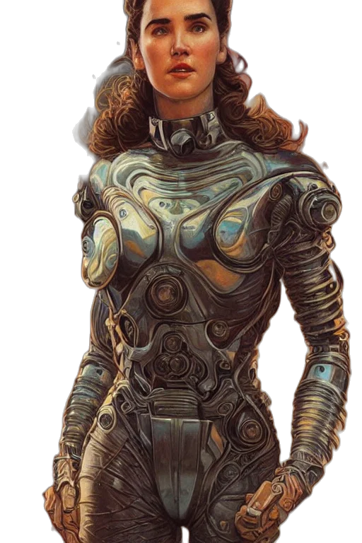 robot, dress, face, mask transparent PNG cut-out
