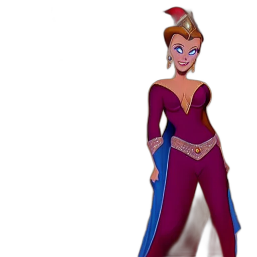dress, 3d render, concept art, cartoon, fantasy art, scarlett, johansson, genie transparent PNG cut-out