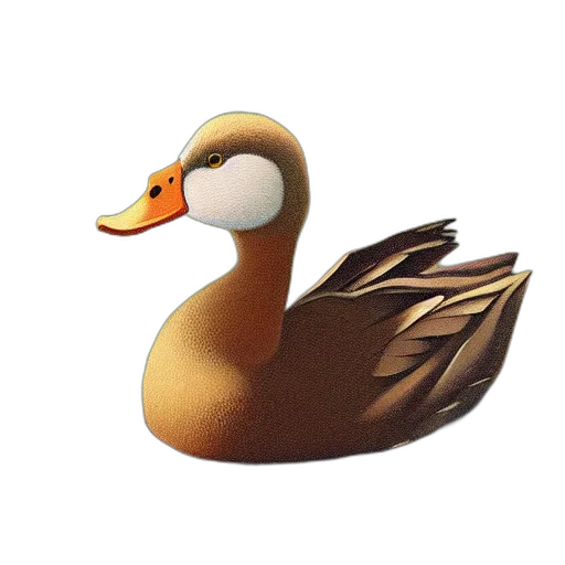 animal, crown, 3d render, photorealistic transparent PNG cut-out