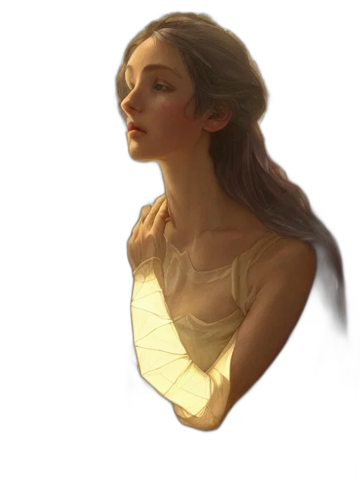 dress, face, crown, jewelry, concept art, fantasy art, photorealistic, oil painting transparent PNG cut-out